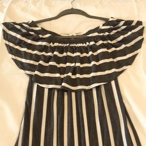 Striped long dress